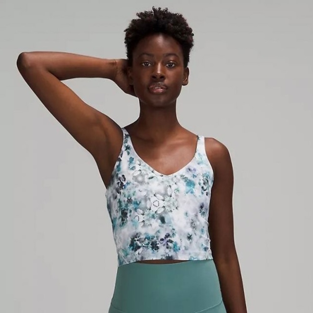 Lululemon align cropped tank top kaleidofloral multi